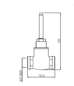 EXTRA HEAVY BODY OF CONCEALED STOP COCK - JAQUAR FAUCETS - ( CHROME - ALLIED - 0x0 mm - 0inchX0inch )