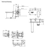 SINGLE LEVER BRASS BASIN MIXER FOAM FLOW - AQUANT -  ( GRAPHITE GREY - WAVE SERIES - 0x0 mm - 0inchx0inch )