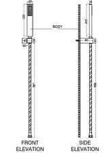 BRASS HAND SHWR W/1.5 MTR HOSE&HOOK - AQUANT -  ( BRUSHED GOLD -  - 0x0 mm - 0inchx0inch )