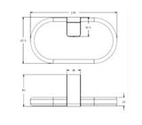 E TOWEL RING - AMERICAN STANDARD -  ( CHROME - ACACIA E - 0x0 mm - 0inchX0inch )