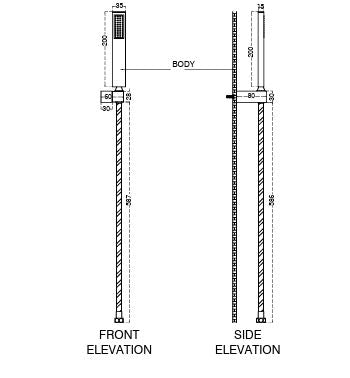 BRASS HAND SHWR W/1.5 MTR HOSE&HOOK - AQUANT -  ( GRAPHITE GREY -  - 0x0 mm - 0inchx0inch )