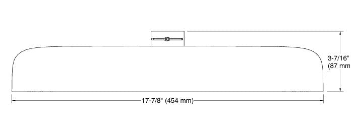 STATEMENT 2FLOW DEEPMSG RAINHEAD SHOWER - KOHLER LUXURY -  ( BRUSHED BRONZE - LUXURY - 0x453 mm - 0inchX18inch )