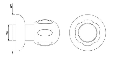 EXP PARTS FOR CONC.STOP COCK 083&089CQT - JAQUAR FAUCETS -  ( CHROME - CLARION QUARTER TURN - 0x0 mm - 0inchx0inch )