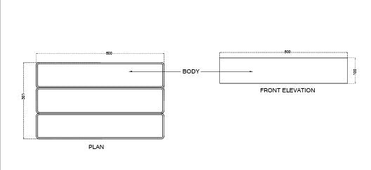 WOODEN BATH CHAIR - AQUANT -  ( TEAK WOOD -  - 500x330 mm - 20inchX13inch )