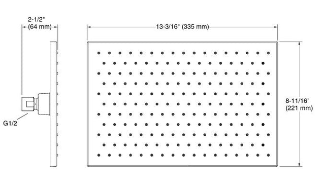 27731in BEITOU-SL FUNCTION SHOWER HEAD W/O ARM - KOHLER LUXURY - ( MATT BLACK ...