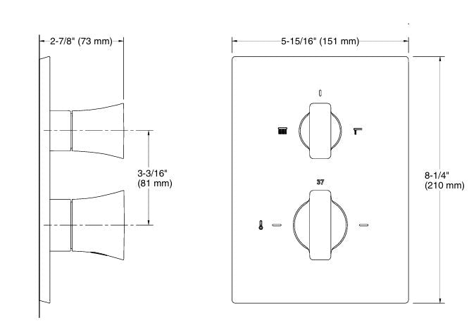 MODERNLIFE EDGE AUTOSENSE TRIM - KOHLER LUXURY -  ( FRENCH GOLD - LUXURY - 0x0 mm - 0inchx0inch )