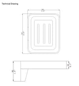 SOAP DISH - AQUANT -  ( BRUSHED ROSE GOLD - ACCESSORIES - 0x0 mm - 0inchx0inch )