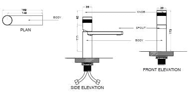 BRASS BASIN MIXER - AQUANT -  ( CHROME -  - 0x0 mm - 0inchx0inch )