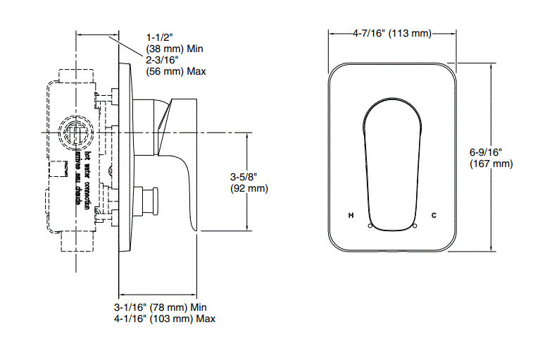 ALEO-SL DIV TRIM + AT 235 CONC.V - KOHLER PREMIUM -  ( ROSE GOLD - PREMIUM - 0x0 mm - 0inchX0inch )