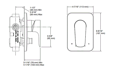 ALEO-SL DIV TRIM + AT 235 CONC.V - KOHLER PREMIUM -  ( ROSE GOLD - PREMIUM - 0x0 mm - 0inchX0inch )