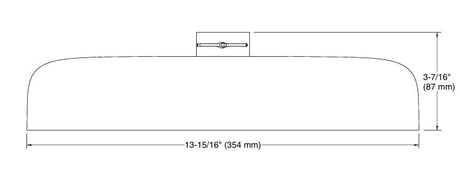 STATEMENT 2FLOW RIBBON RAINHEAD SHOWER - KOHLER LUXURY -  ( BRUSHED BRONZE - LUXURY - 0x353 mm - 0inchX14inch )