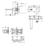 SINGLE LEVER BRASS BASIN MIXER FOAM FLOW - AQUANT -  ( BRUSHED ROSE GOLD - WAVE SERIES - 0x0 mm - 0inchx0inch )