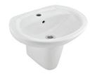 HALF PEDESTAL FOR 801 - ESSCO SWARE -  ( WHITE - MARVEL RANGE - 0x0 mm - 0inchX0inch )