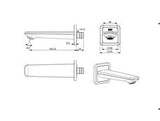PLAIN SPOUT - AMERICAN STANDARD -  ( CHROME - MILANO - 0x15 mm - 0inchX0.5inch )