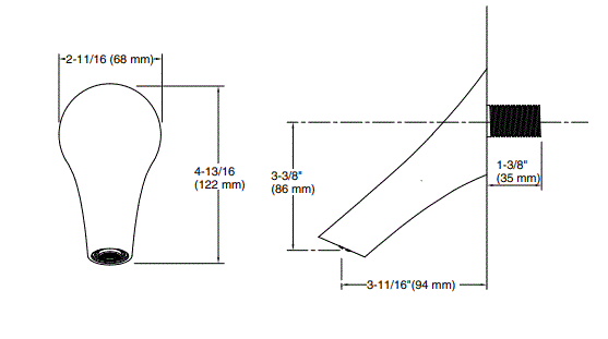 VIVE BATH SPOUT W/O DIVERTER - KOHLER PREMIUM -  ( ROSE GOLD - PREMIUM - 0x15 mm - 0inchX0.5inch )