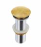 WASTE COUPLING W/POP UP FOR STONE - AQUANT - ( HONEY ONYX - - 32x12 mm - 1.28inchX0.48inch )