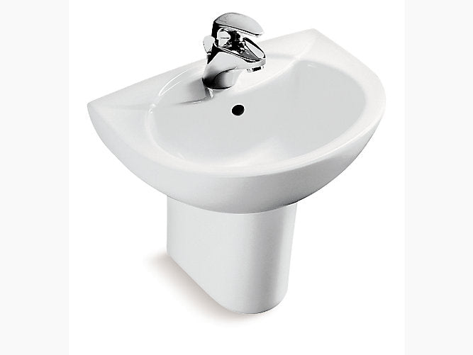 FOLIO HALF-PED LAV, SINGLE HOLE - KOHLER POPULAR -  (  - POPULAR - 0x0 mm - 0inchX0inch )
