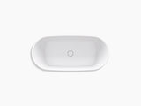 SI RUI LITHOCAST 1.6M FREESTANDING LITHOCAST BATH TUB - KOHLER LUXURY -  ( WHITE - LUXURY - 0x0.15 mm - 0inchX0.5inch )