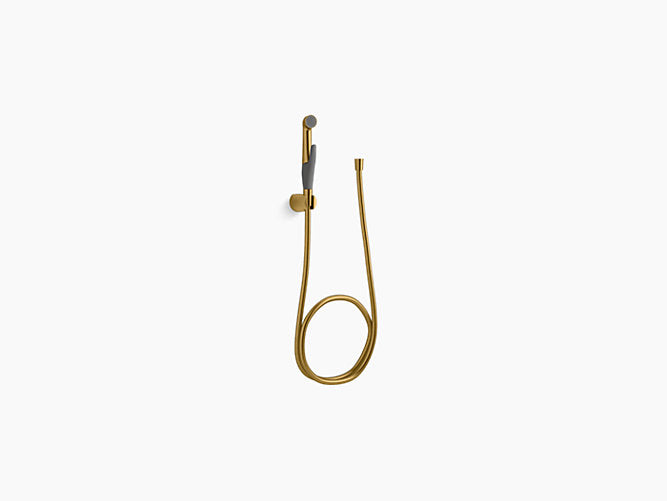 LUXE HYGIENE SPRAY - KOHLER LUXURY -  ( BRUSHED MODERNE BRASS - LUXURY - 0x15 mm - 0inchX0.5inch )