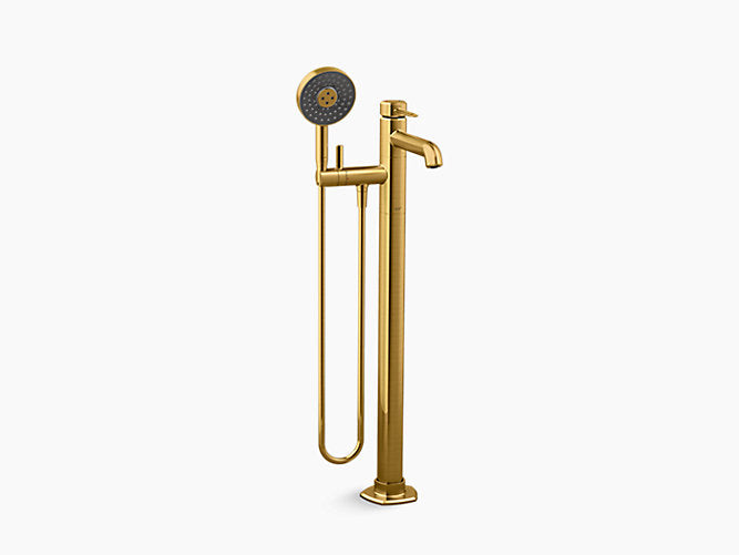 OCCASION FREESTANDING BATH FILLER - KOHLER LUXURY -  ( BRUSHED MODERNE BRASS - LUXURY - 0x0 mm - 0inchX0inch )