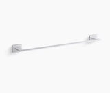 COMPLEMENTARY-SQ SINGLE TOWEL BAR - KOHLER POPULAR -  ( POLISHED CHROME - POPULAR - 0x610 mm - 0inchX24inch )