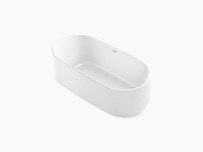 SI RUI LITHOCAST 1.6M FREESTANDING LITHOCAST BATH TUB - KOHLER LUXURY -  ( WHITE - LUXURY - 0x0.15 mm - 0inchX0.5inch )