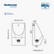CLAIR URINAL - NIRALI -  ( SATIN - CLAIR NG - 550x330 mm - 21.5inchX13inch )