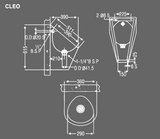CLEO URINAL - NIRALI -  ( SATIN - CLEO - 615x360 mm - 24.25inchX14inch )
