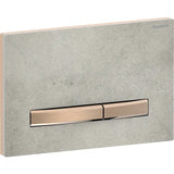 ACTUATOR PLATE SIGMA 50 SQUARE - GEBERIT -  ( ROSE GOLD CONCRETE - SIGMA - 600x400 mm - 24inchX16inch )
