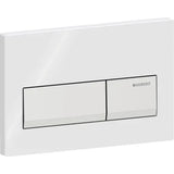 ACTUATOR PLATE ALPHA 50 SQUARE - GEBERIT -  ( WHITE - ALPHA - 525x350 mm - 21inchX14inch )