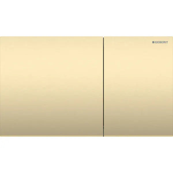 ACTUATOR PLATE SIGMA 70 - GEBERIT -  ( BRUSHED BRASS - SIGMA - 625x375 mm - 25inchX15inch )