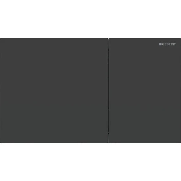 ACTUATOR PLATE SIGMA 70 SQUARE - GEBERIT -  ( BLACK MATT - SIGMA - 625x350 mm - 25inchX14inch )