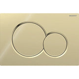 ACTUATOR PLATE SIGMA 01 ROUND - GEBERIT -  ( BRASS GALVANIZED - SIGMA - 600x400 mm - 24inchX16inch )