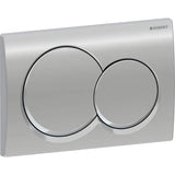 ACTUATOR PLATE ALPHA 01 ROUND DUAL FLUSH - GEBERIT - (CHROME - - 213x142 mm - 8.52inchX5.68inch)