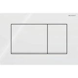 ACTUATOR PLATE SIGMA 20 SQUARE - GEBERIT -  ( WHITE - SIGMA - 600x400 mm - 24inchX16inch )