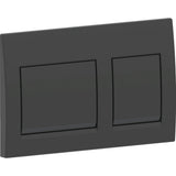ACTUATOR PLATE ALPHA 25 SQUARE - GEBERIT -  ( BLACK MATT - ALPHA - 0x0 mm - 0inchX0inch )