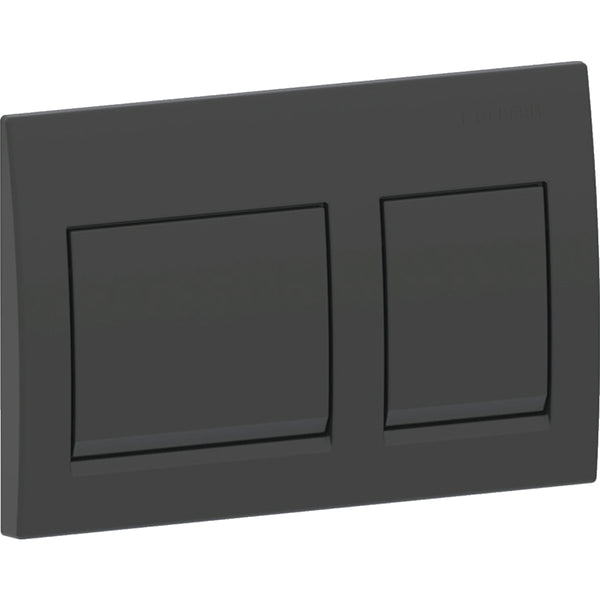 ACTUATOR PLATE ALPHA 25 SQUARE - GEBERIT -  ( BLACK MATT - ALPHA - 0x0 mm - 0inchX0inch )