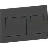ACTUATOR PLATE ALPHA 25 SQUARE - GEBERIT -  ( BLACK MATT - ALPHA - 525x350 mm - 21inchX14inch )