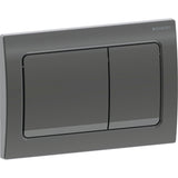 ACTUATOR PLATE ALPHA 01 SQUARE - GEBERIT -  ( BLACK CHROME - ALPHA - 525x350 mm - 21inchX14inch )