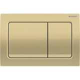 ACTUATOR PLATE ALPHA 01 SQUARE - GEBERIT - (BRASS - ALPHA - 525x350 mm - 21inchX14inch)