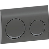 ACTUATOR PLATE ALPHA 25 ROUND - GEBERIT -  ( BLACK CHROME - ALPHA - 525x350 mm - 21inchX14inch )