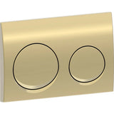 ACTUATOR PLATE ALPHA 25 ROUND - GEBERIT -  ( BRASS - ALPHA - 525x350 mm - 21inchX14inch )