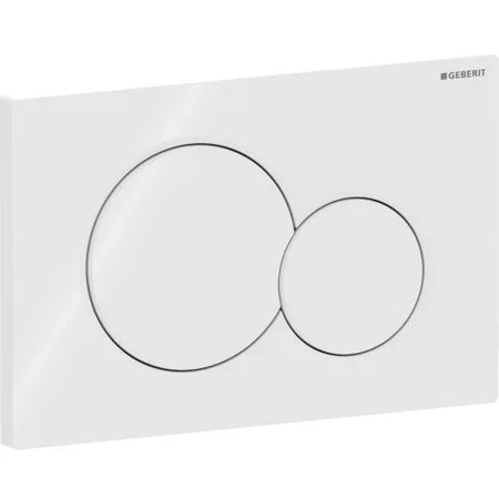 ACTUATOR PLATE SIGMA 01 ROUND - GEBERIT -  ( BRIGHT CHROME - SIGMA - 600x400 mm - 24inchX16inch )