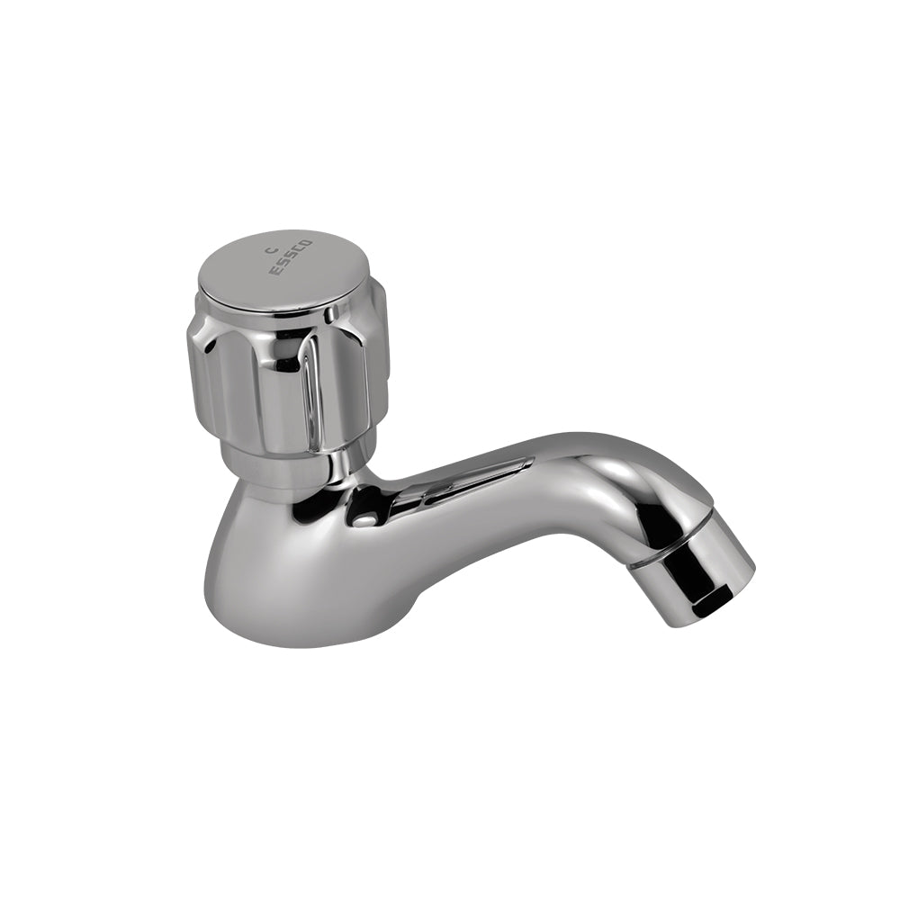PILLAR COCK SUPER DELUXE W/AERATOR - ESSCO FAUCET -  ( CHROME - DELUXE - 0x0 mm - 0inchx0inch )