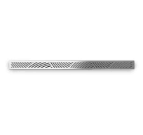 FLOOR DRAIN - KOHLER LUXURY -  ( POLISHED CHROME - LUXURY - 0x900 mm - 36inchX0inch )
