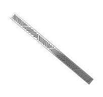 FLOOR DRAIN - KOHLER LUXURY -  ( POLISHED CHROME - LUXURY - 0x900 mm - 36inchX0inch )