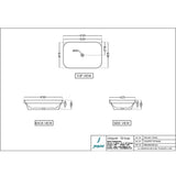 COUNTER TOP BASIN - JAQUAR SWARE - (WHITE - D-ARC - 615x415 mm - 24.6inchX16.6inch)