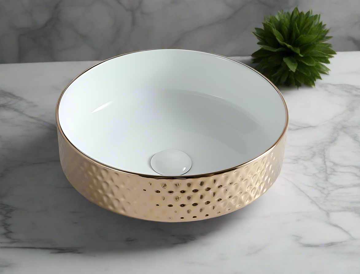 CERAMIC TABLE TOP WASH BASIN - BETTER LIVING -  (  - DOT - 375x375 mm - 15inchX15inch )