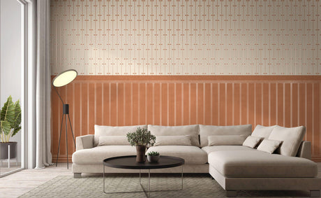 AREBIC RED DECOR HL - INDIAN TILES - ( - CRIST DECOR - 1200x600 mm - 48inchX24inch )