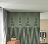BRAZZIL GREEN LEAF DECOR HL - INDIAN TILES - ( - CRIST DECOR - 1200x600 mm - 48inchX24inch)